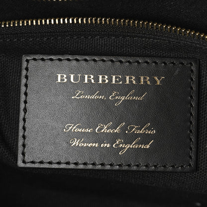 Burberry House Check Derby Calfskin Medium Alchester Bowling Bag Tan 6 of 8