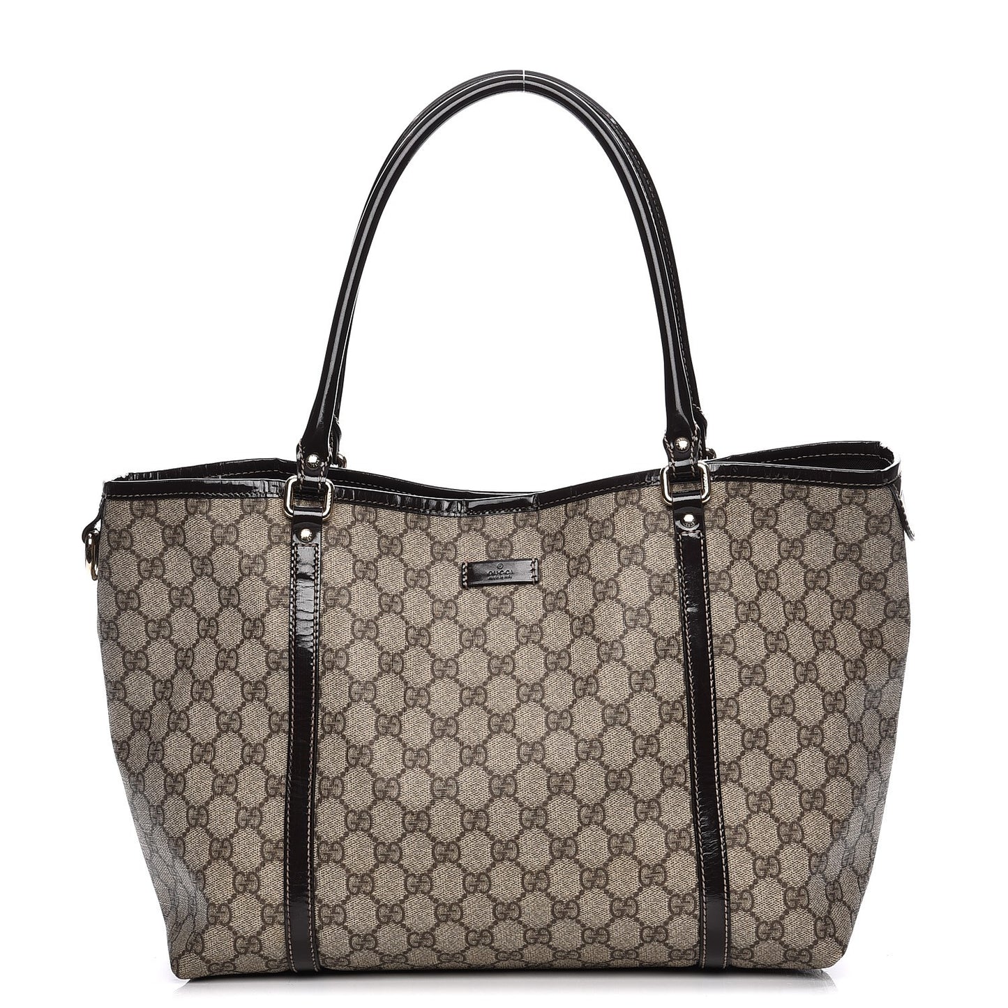 GG Plus Monogram Medium Joy Tote Dark Brown