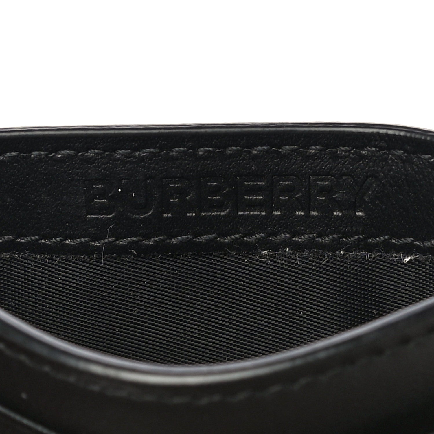 Burberry House Check Money Clip Card Case Black 7 of 12