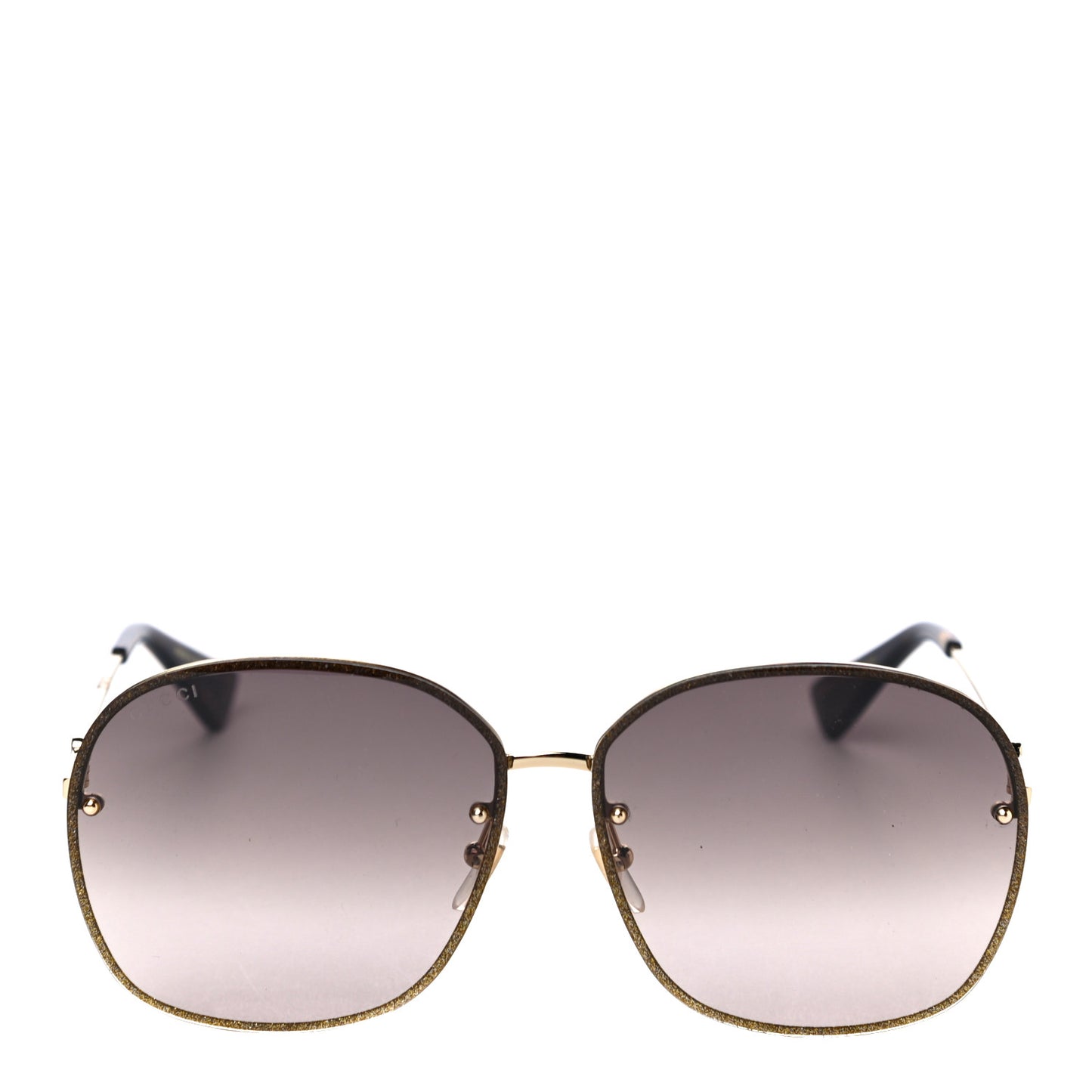 Square Frame Sunglasses GG0228S Gold