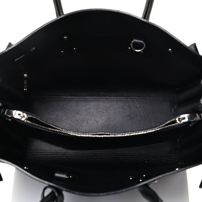 Saint Laurent Grained Calfskin Small Sac De Jour Black 7 of 9