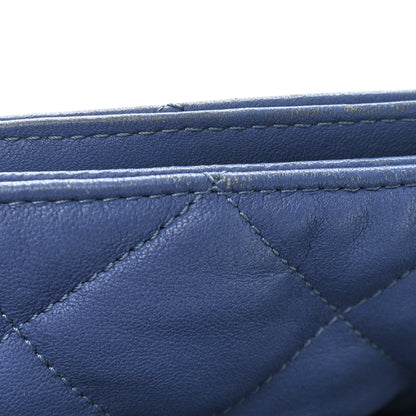 Chanel Washed Lambskin Chain Around Hobo Blue 14 of 14