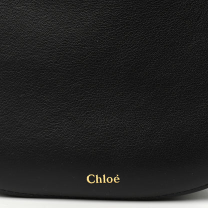Chloe Small Grain Calfskin Kiss Bag Black 6 of 8