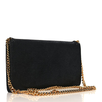 Stella McCartney Shaggy Deer Mini Falabella Crossbody Bag Black 3 of 8