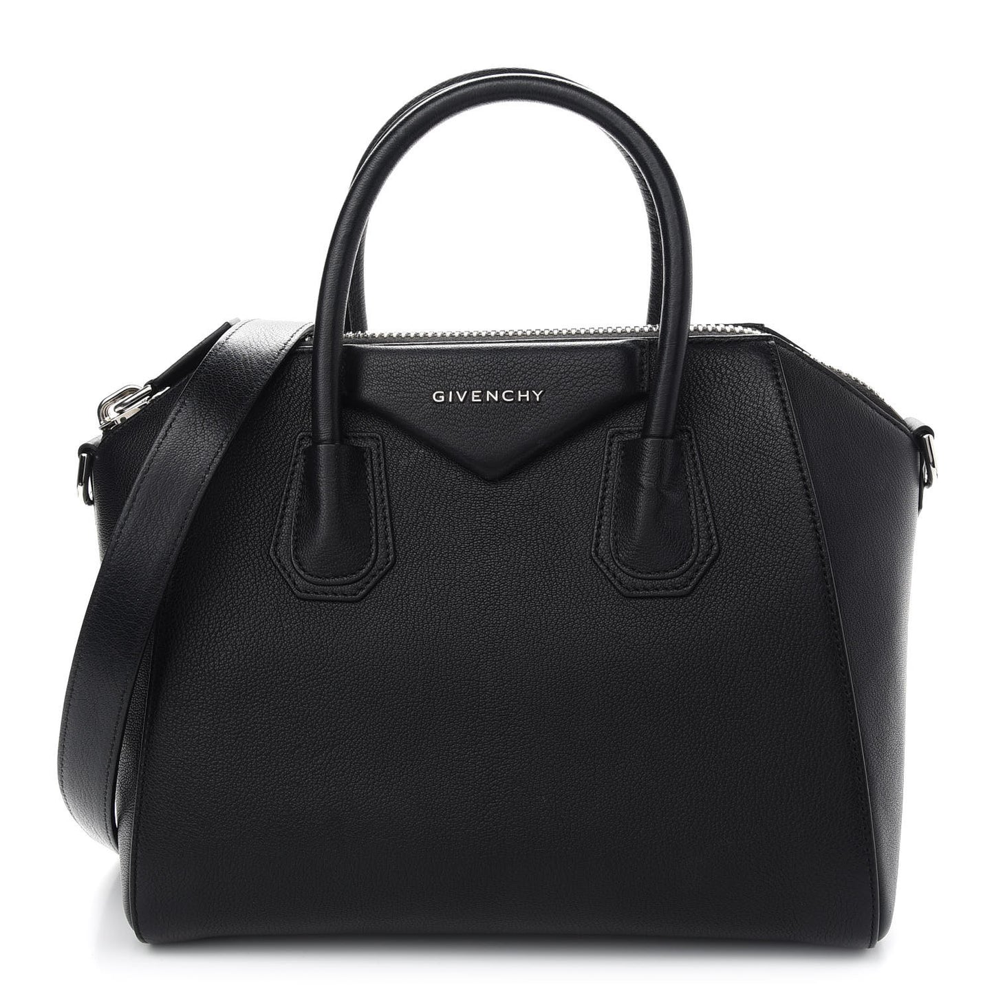 Sugar Goatskin Small Antigona Black