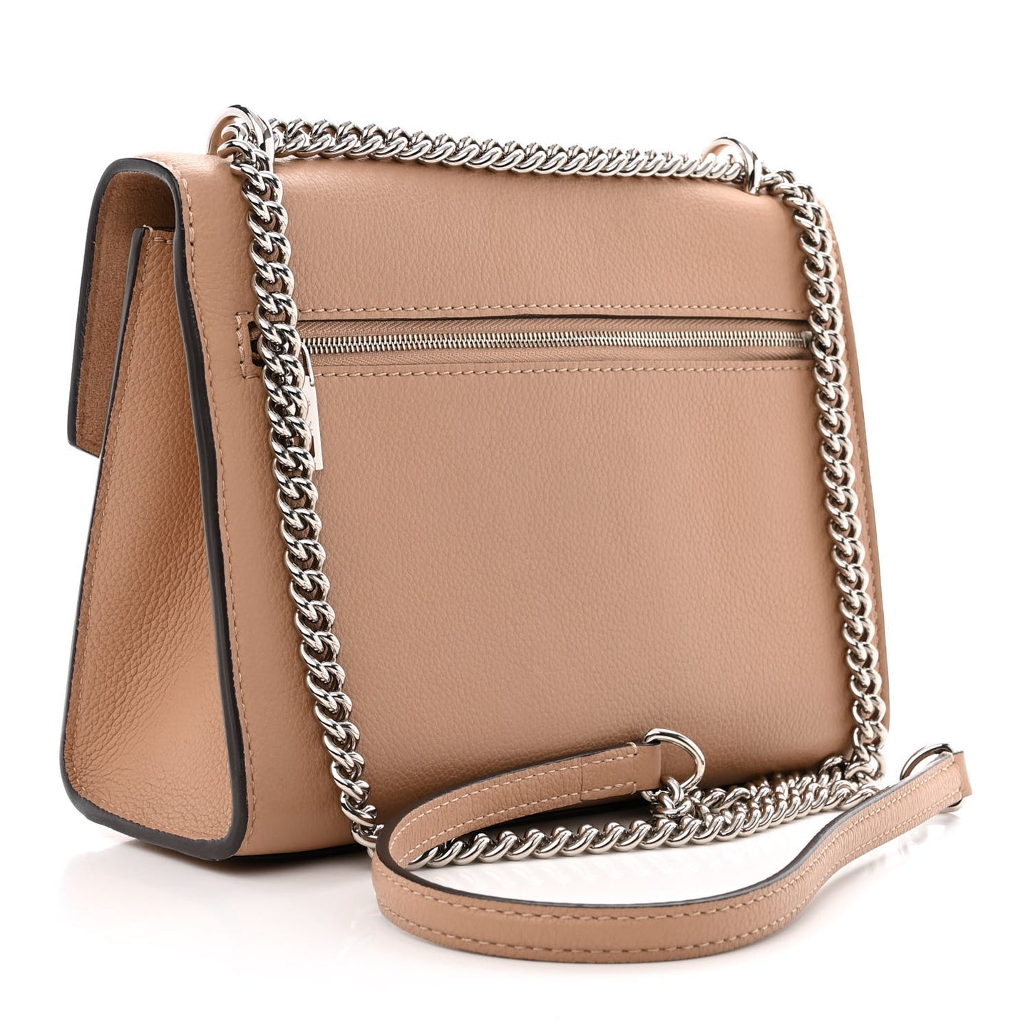 Soft Calfskin Mylockme Chain Bag BB Papyrus Creme
