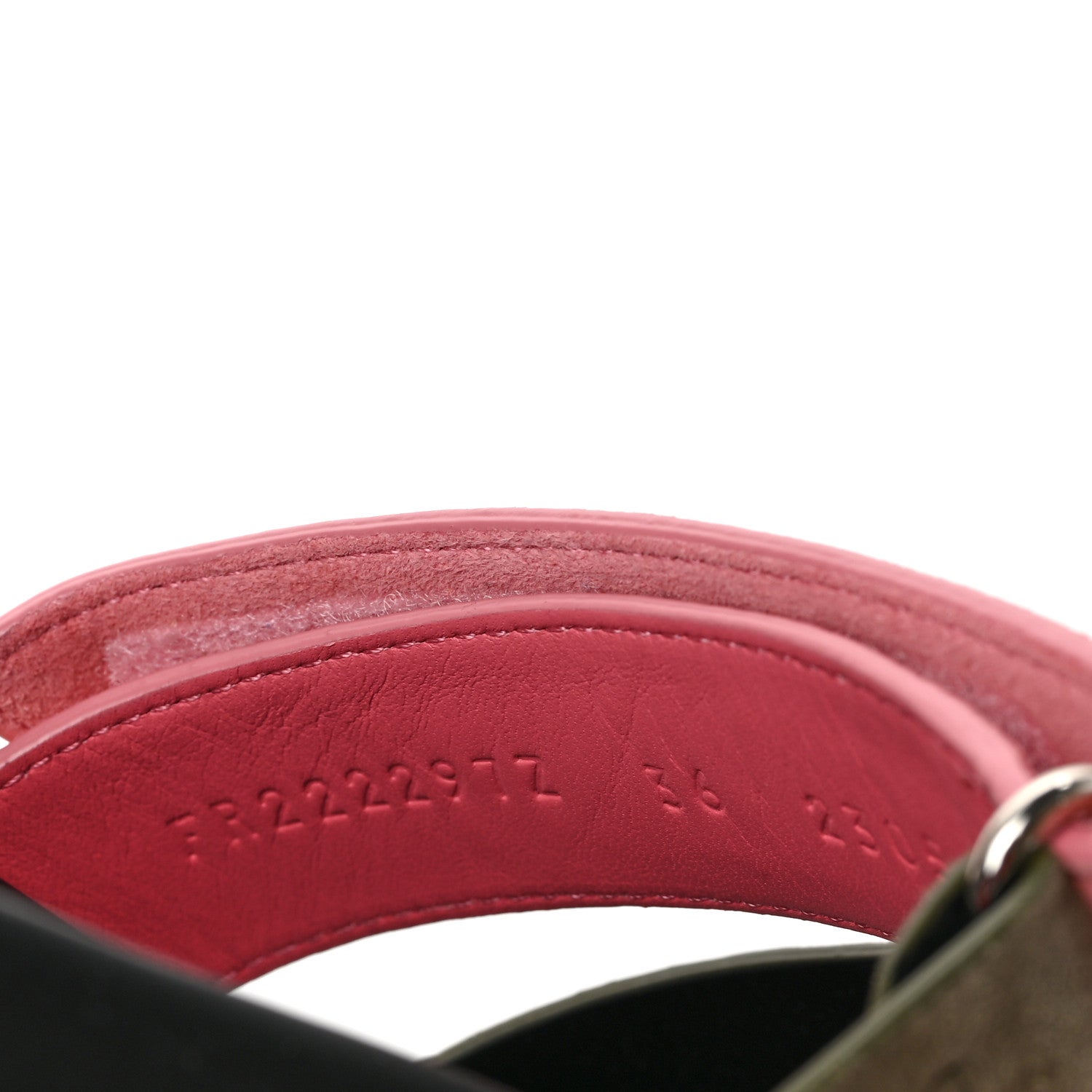 Hermes Suede Goatskin Womens Chypre Sandals 36 Toundra Rose Du Desert 8 of 9