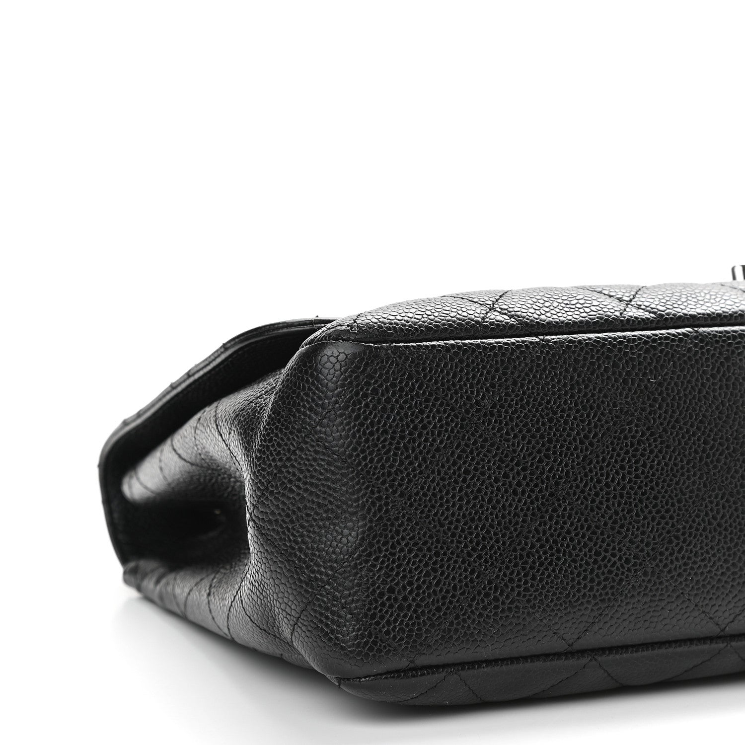 Chanel Caviar Quilted Jumbo Single Flap Black 7 of 11