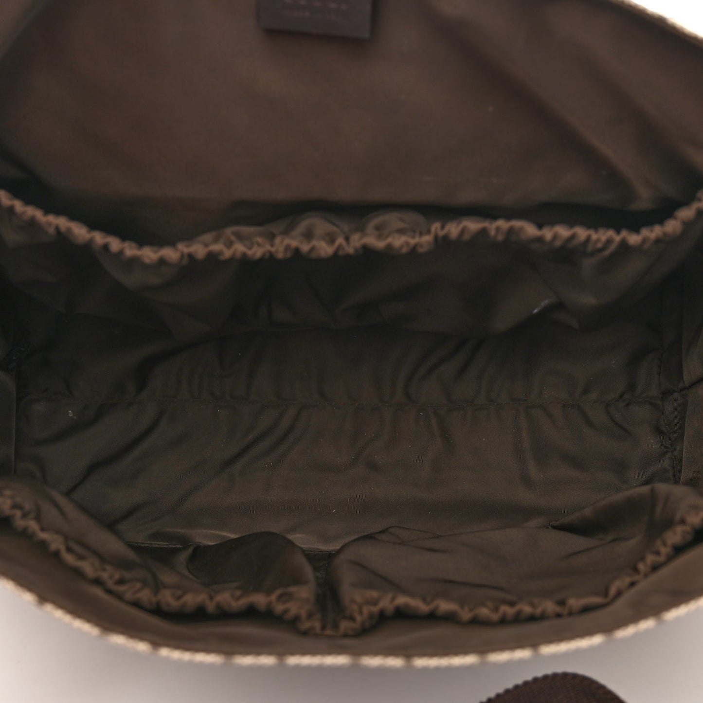 GG Plus Monogram Messenger Diaper Bag Dark Brown