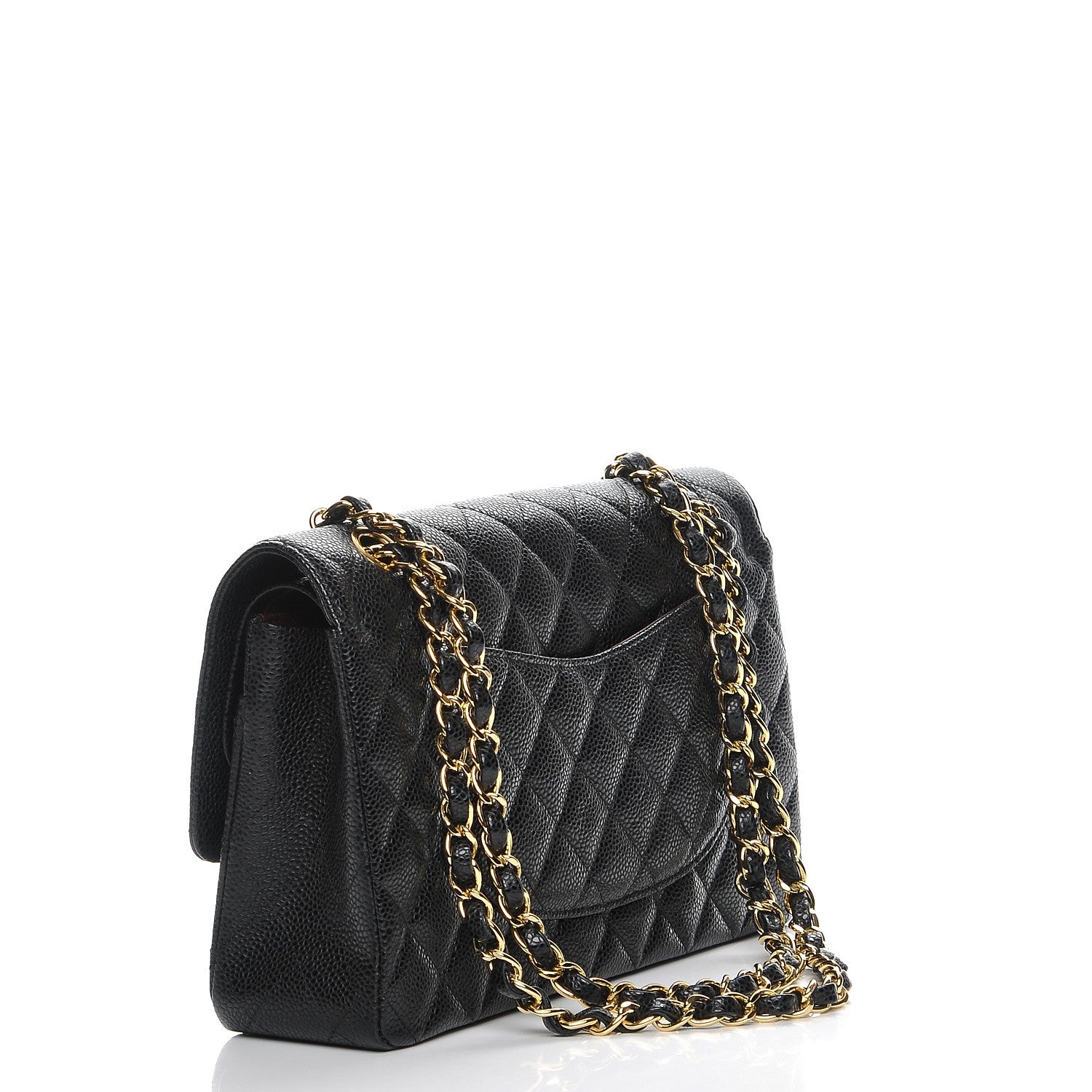Chanel Caviar Quilted Medium Double Flap Black 3 of 7