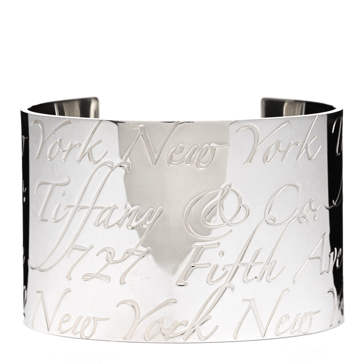 Sterling Silver Wide Notes Cuff Bracelet