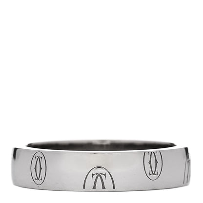 Cartier Platinum 4mm Happy Birthday Band Ring 48 4.5 3 of 4