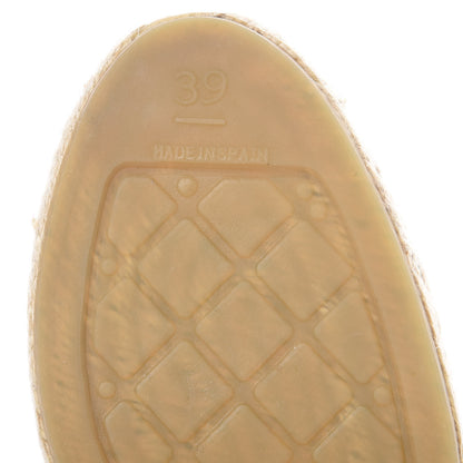Chanel Lambskin CC Espadrilles 39 Black 8 of 10