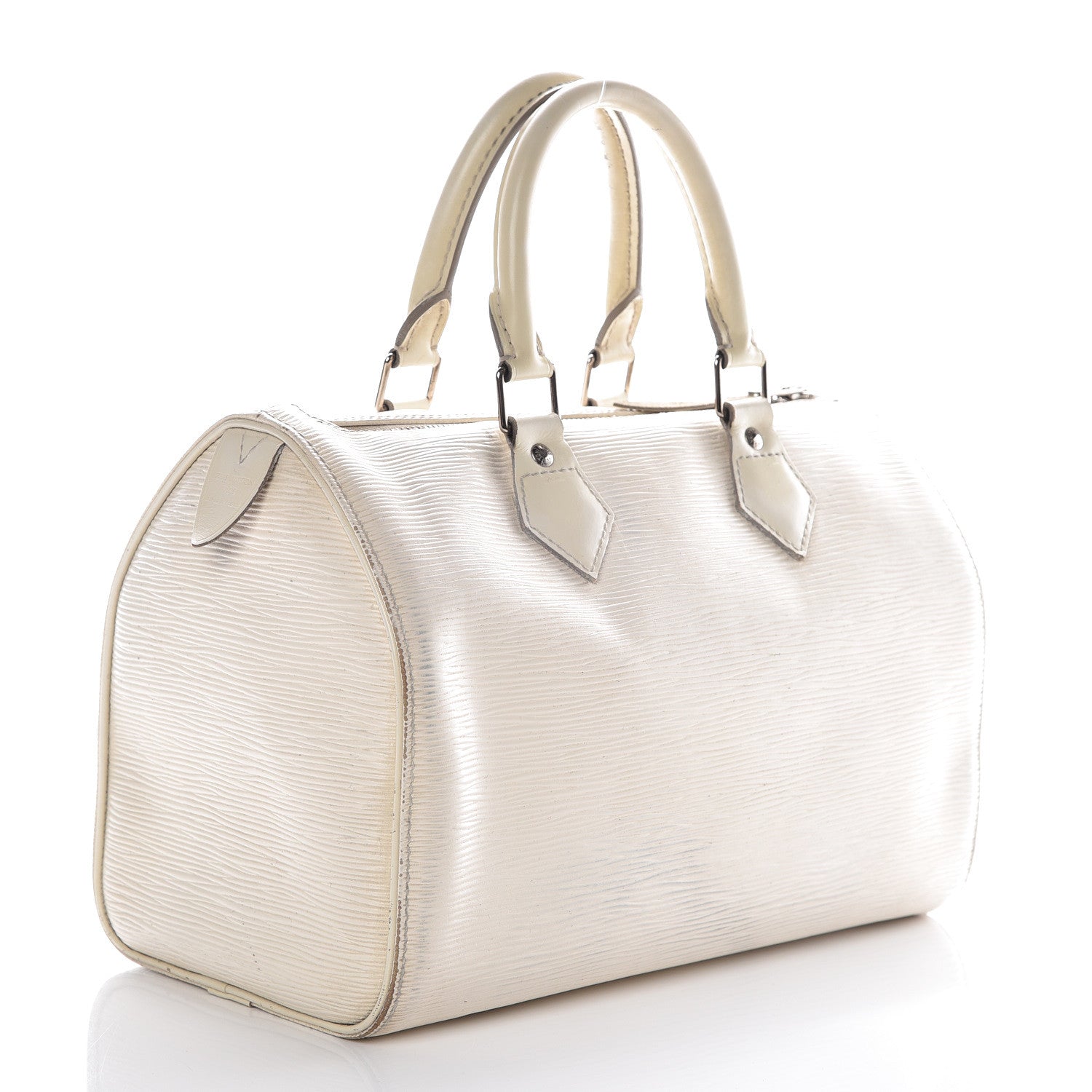 Louis Vuitton Epi Speedy 30 Ivory 3 of 35