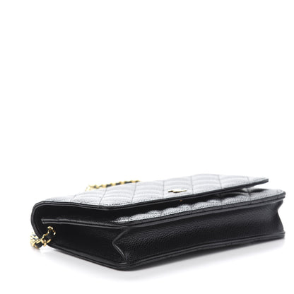 Chanel Caviar Quilted Wallet On Chain WOC Black 8 of 11