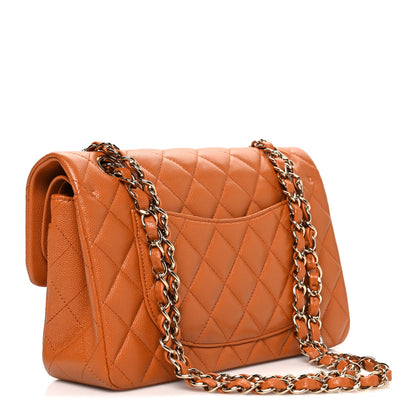 Chanel Caviar Quilted Small Double Flap Light Brown 3 of 10