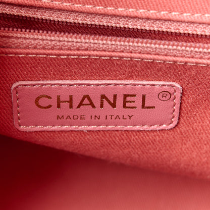 Chanel Caviar Quilted Small Business Affinity Shopping Bag Pink 6 of 12