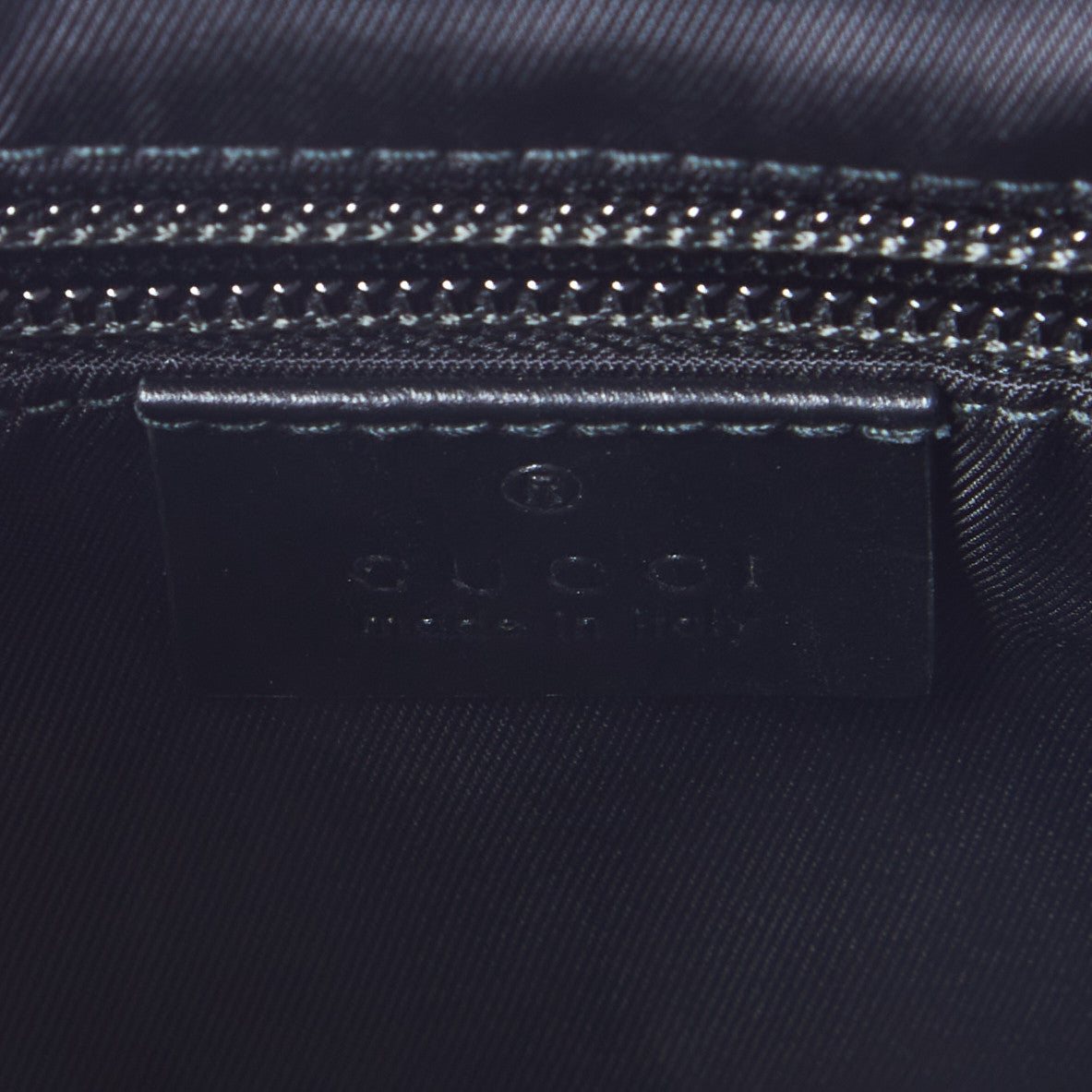 Gucci GG Supreme Monogram Web Messenger Bag Black 9 of 10