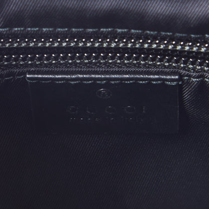 Gucci GG Supreme Monogram Web Messenger Bag Black 9 of 10