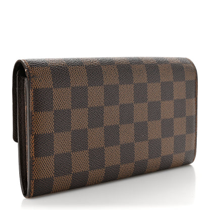 Louis Vuitton Damier Ebene Sarah Wallet 3 of 14