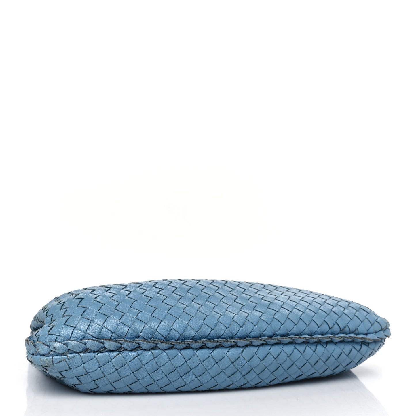 Nappa Intrecciato Grommet Medium Veneta Hobo Blue