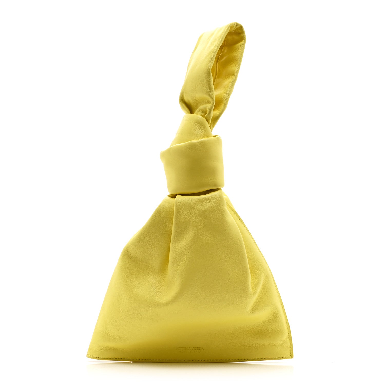 Bottega Veneta Calfskin Mini BV Twist Yellow 1 of 11