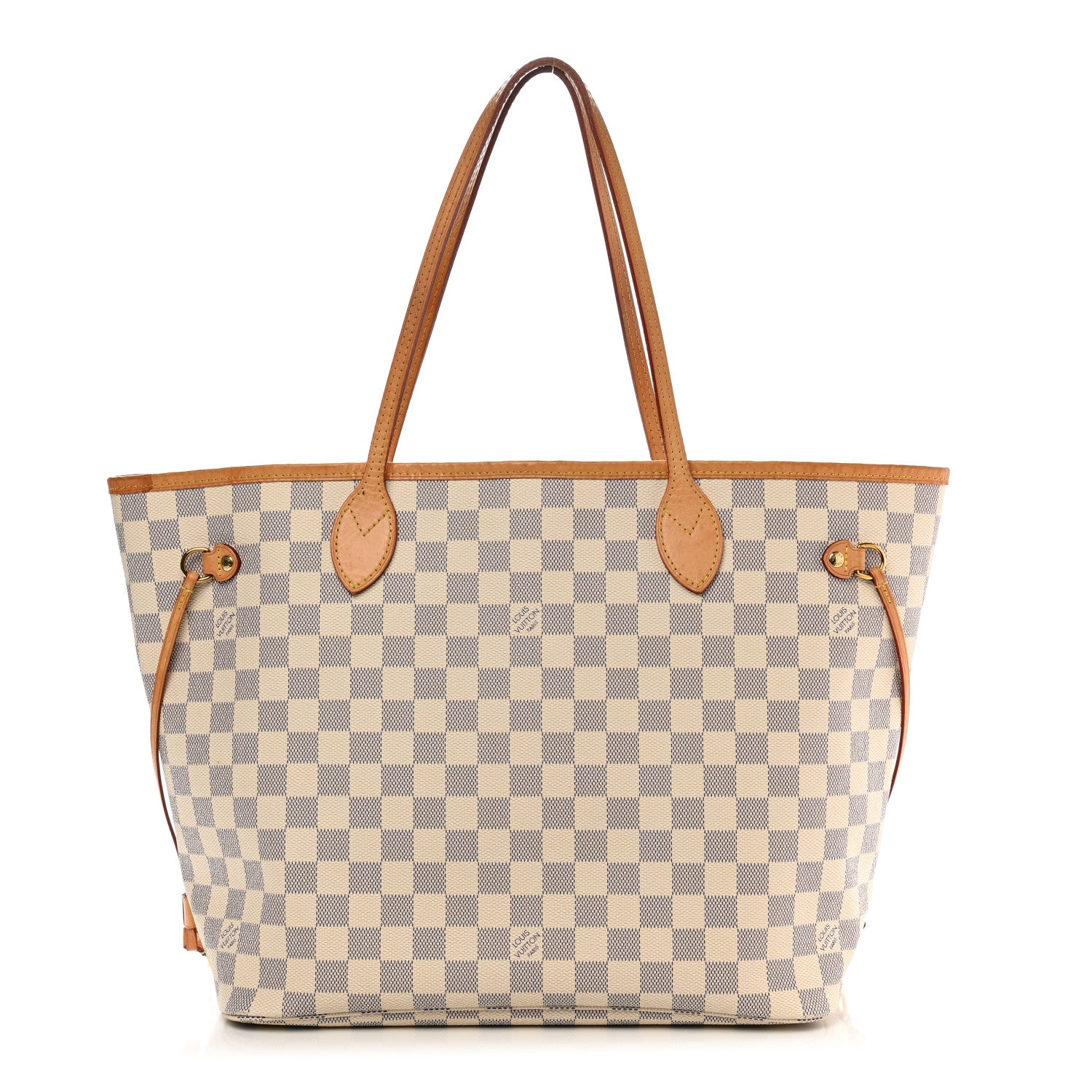 Louis Vuitton Damier Azur Neo Neverfull MM Rose Ballerine 1 of 12