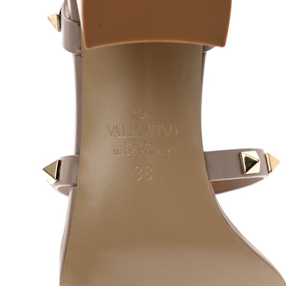 Valentino Garavani Calfskin Rockstud 60mm City Sandals 38 Poudre 6 of 11