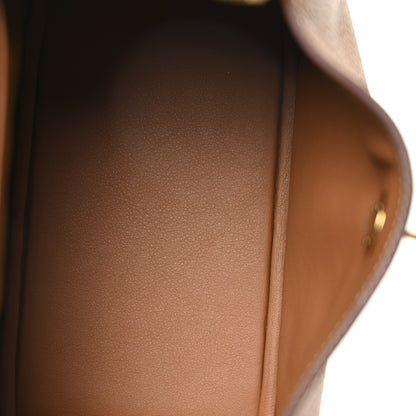 Hermes Taurillon Clemence Mini Lindy 20 Gold 5 of 10