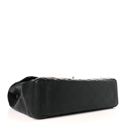 Chanel Caviar Quilted Maxi Single Flap Black 4 of 9