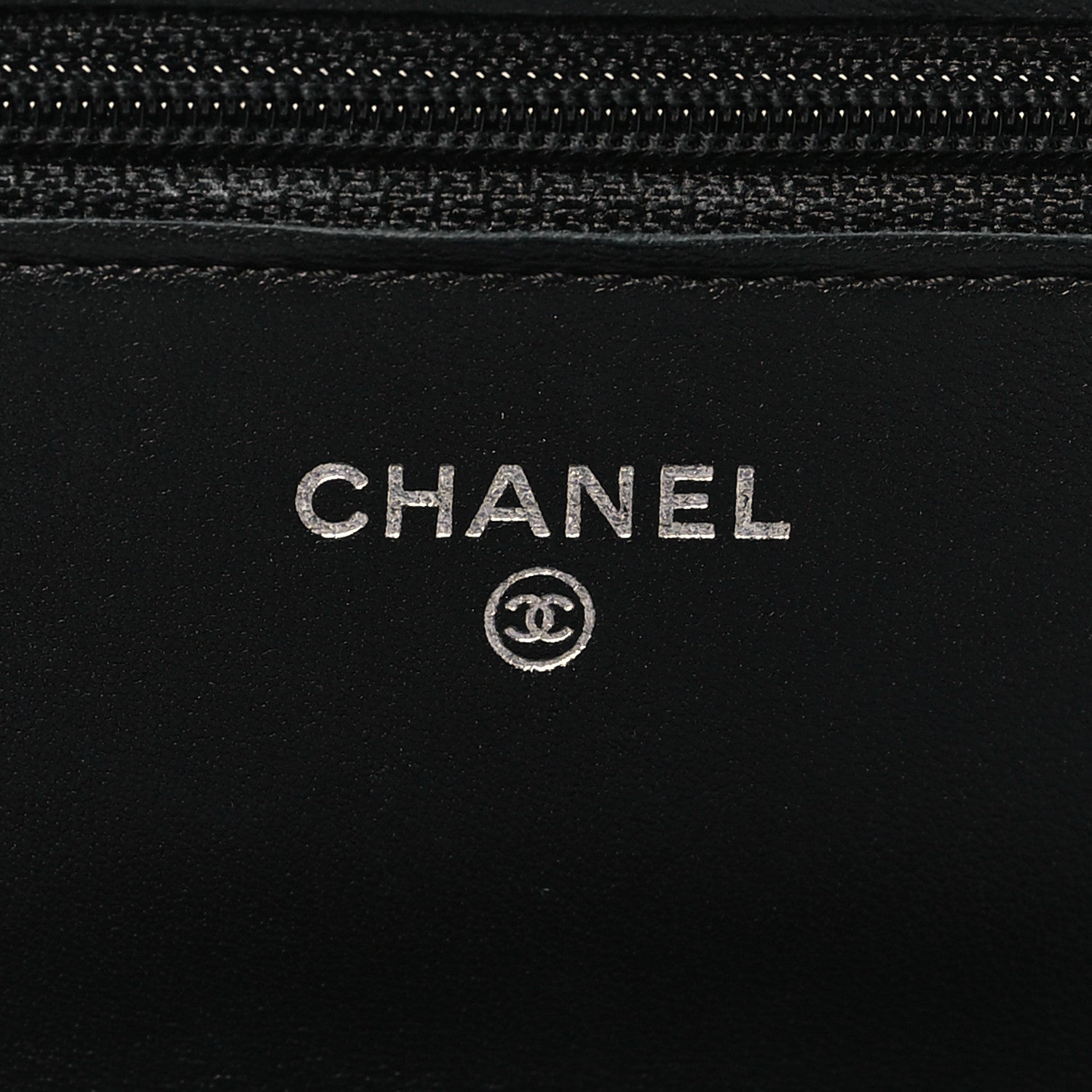 Chanel Lambskin Quilted Wallet On Chain WOC Black 6 of 12