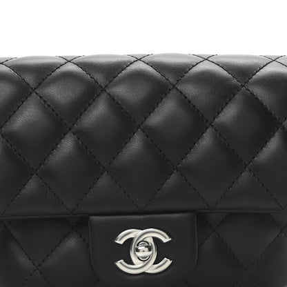 Chanel Calfskin Quilted CC Uniform Flap Belt Bag Black 8 of 11
