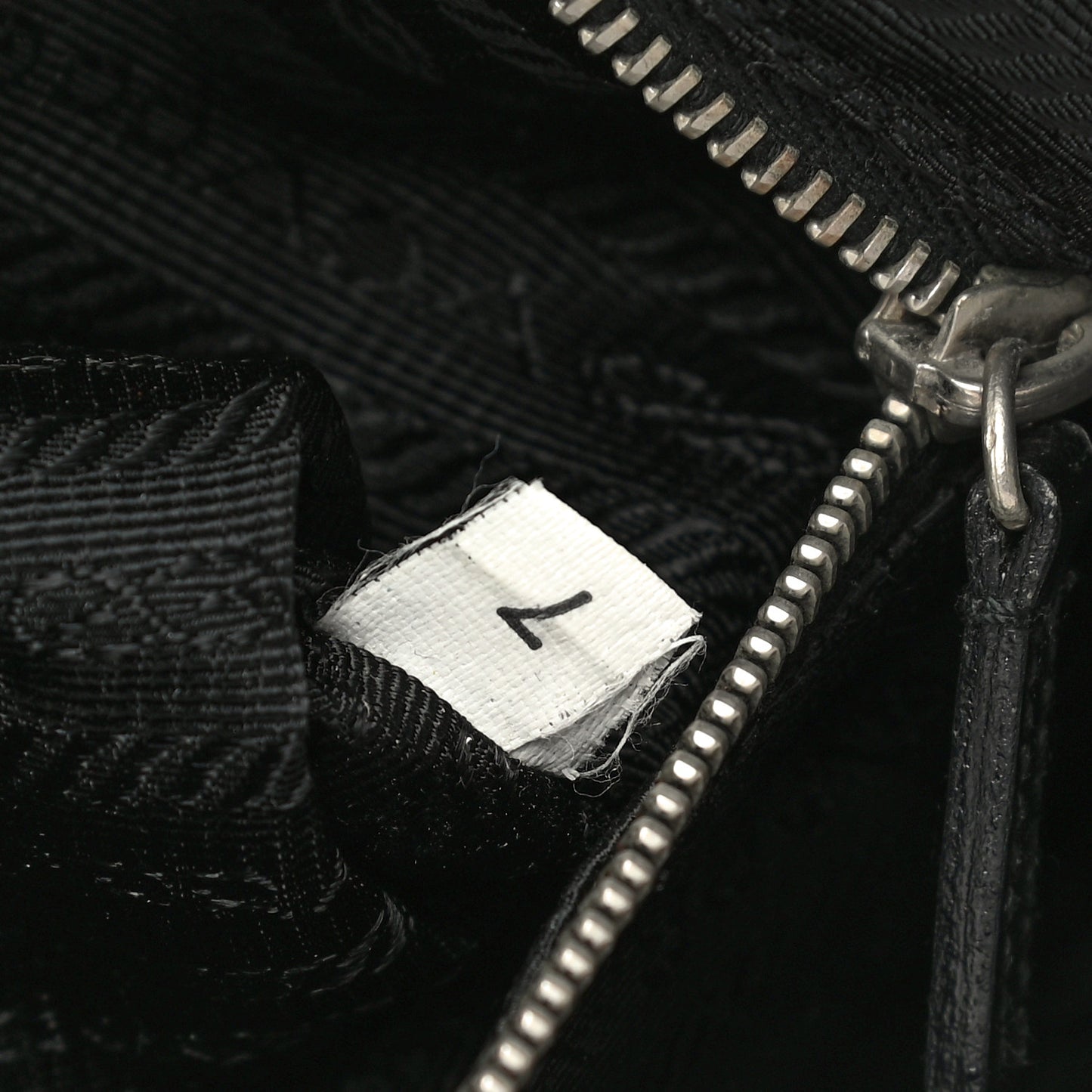 Tessuto Nylon Pochette Bag Black