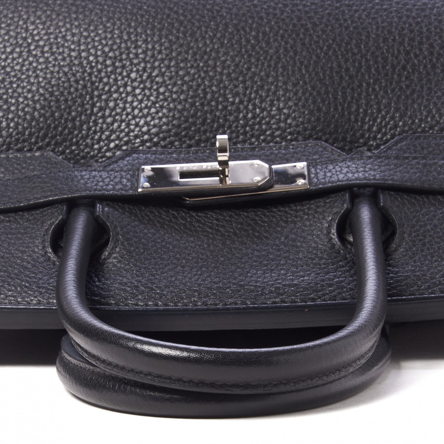Hermes Taurillon Clemence Birkin 30 Black 12 of 27