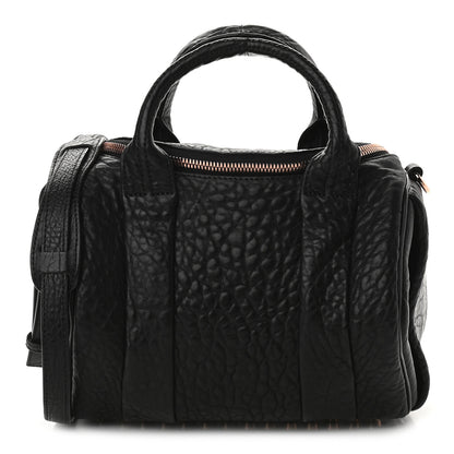 Alexander Wang Pebbled Lambskin Rockie Black Rose Gold Hardware 1 of 7