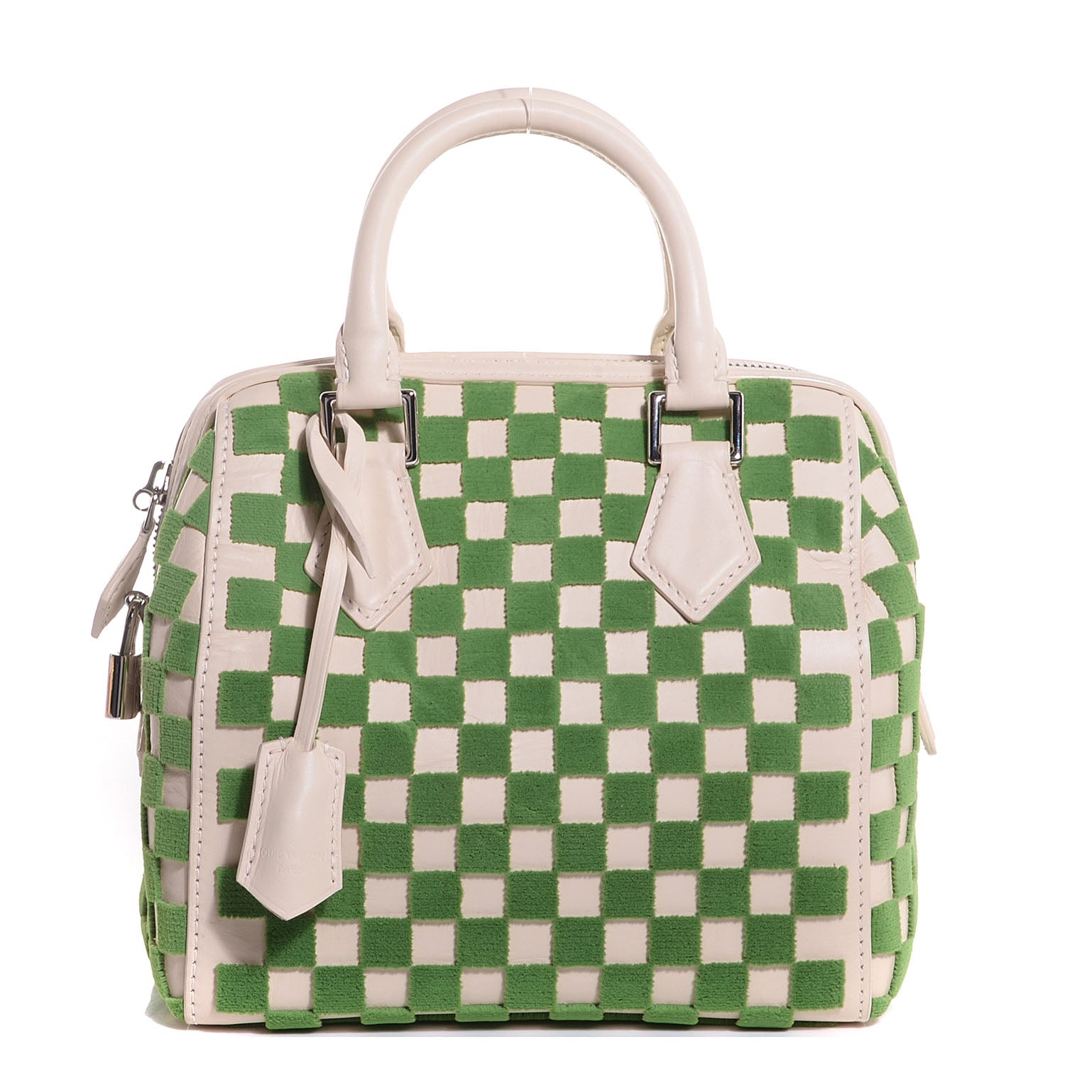 Louis Vuitton Damier Cubic Speedy Cube PM Green 1 of 7