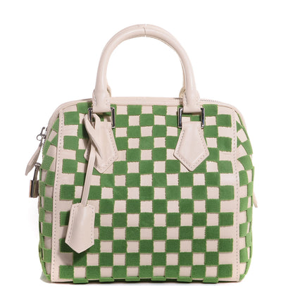 Louis Vuitton Damier Cubic Speedy Cube PM Green 1 of 7