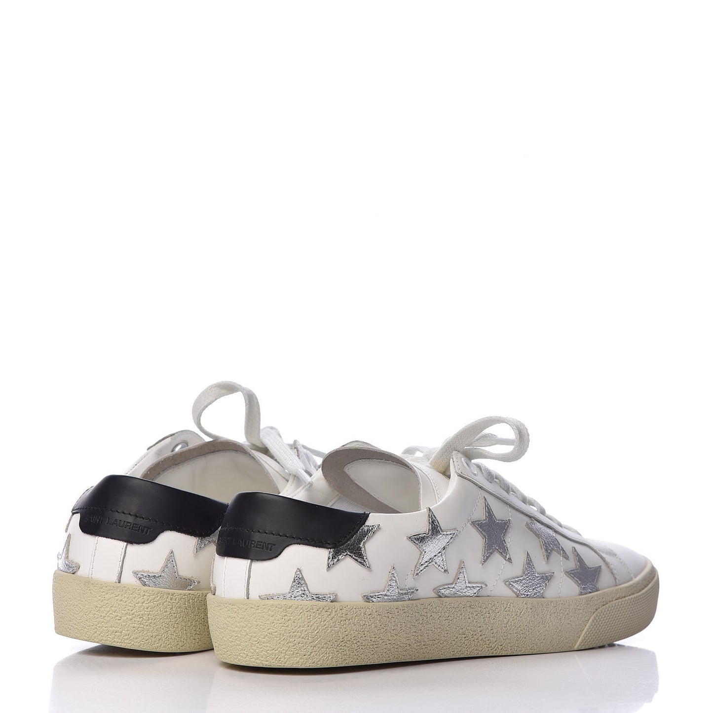Nappa Womens Star Court Sneakers 36 Off White
