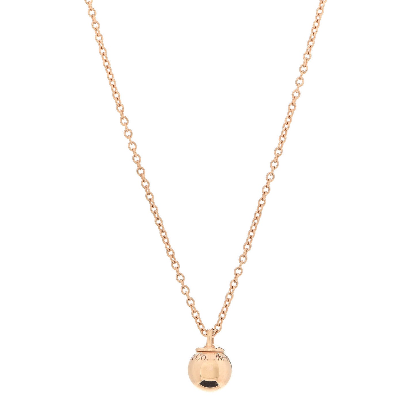 18K Rose Gold 8mm HardWear Ball Pendant Necklace