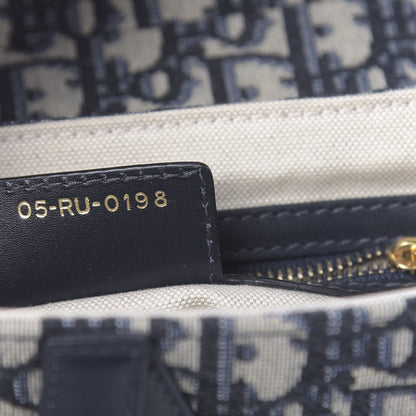 Christian Dior Oblique Saddle Bag Blue 7 of 10
