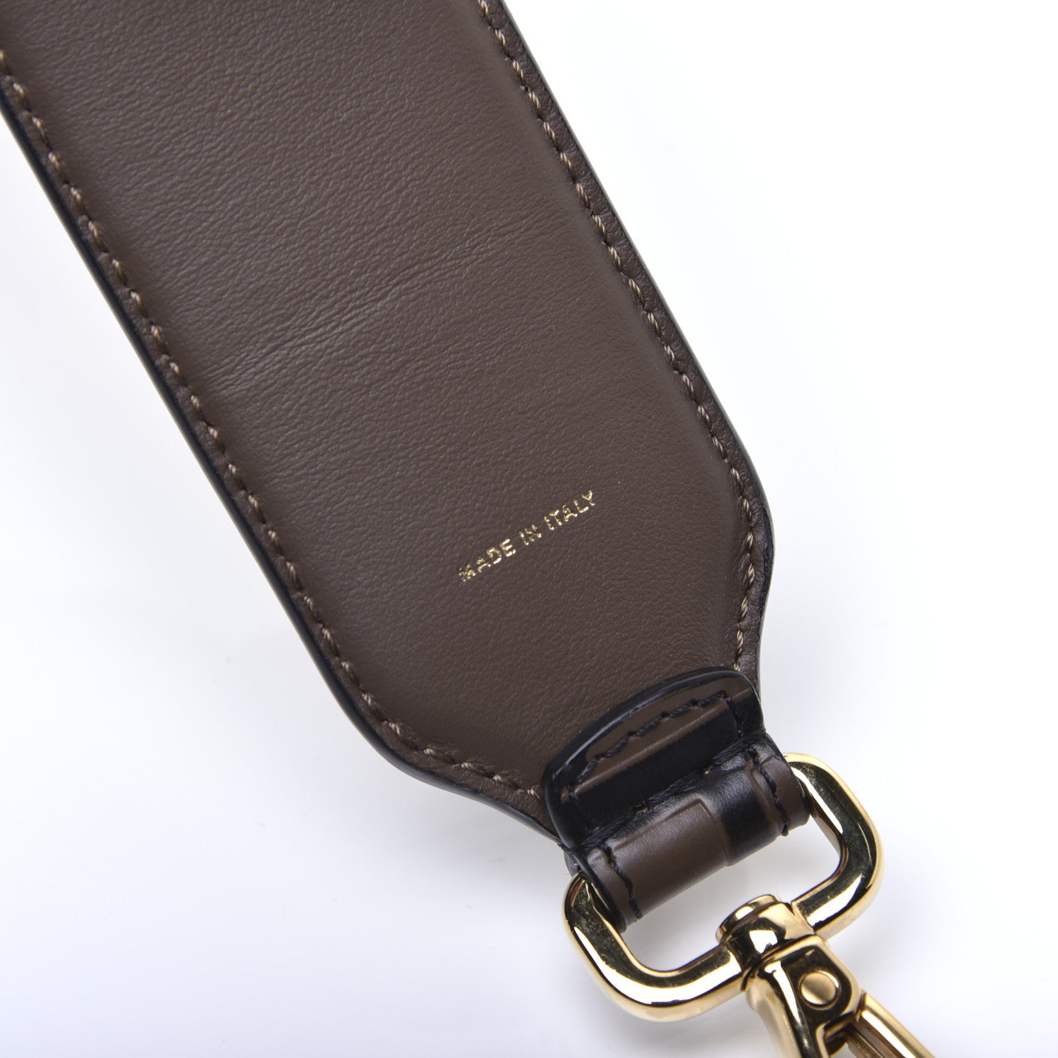 Fendi Calfskin FF 1974 Embossed Mini Strap You Maya Black 8 of 8