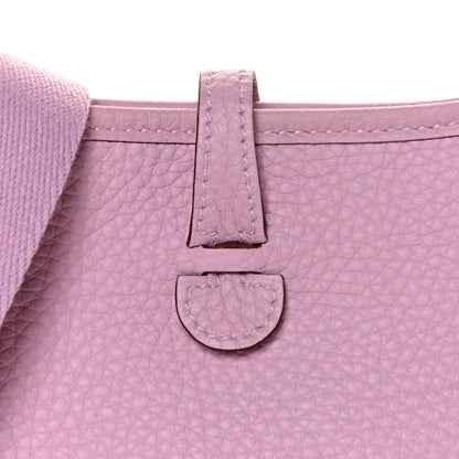 Hermes Taurillon Clemence Evelyne TPM Mauve Sylvestre 7 of 10