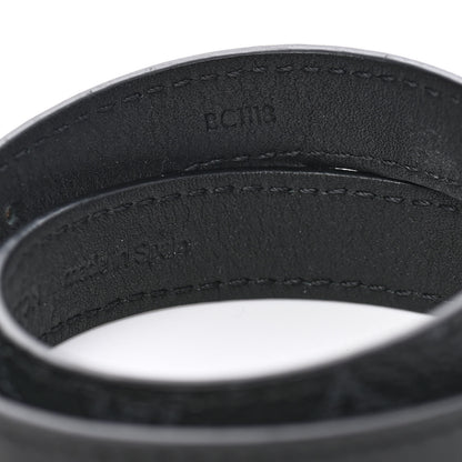 Louis Vuitton Monogram Eclipse LV Initiales Reversible Bracelet 19 5 of 6