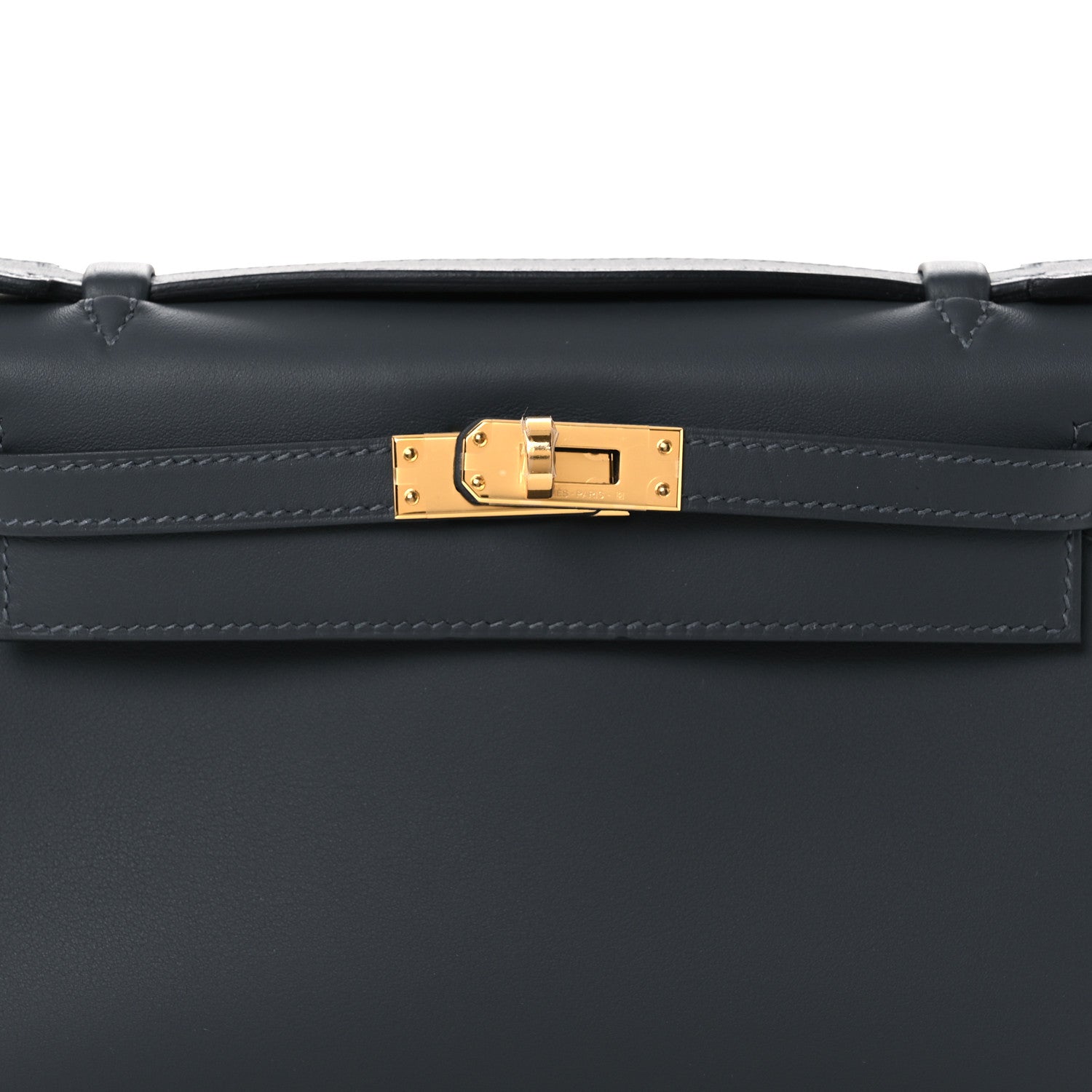 Hermes Swift Kelly Pochette Clutch Ardoise 8 of 12