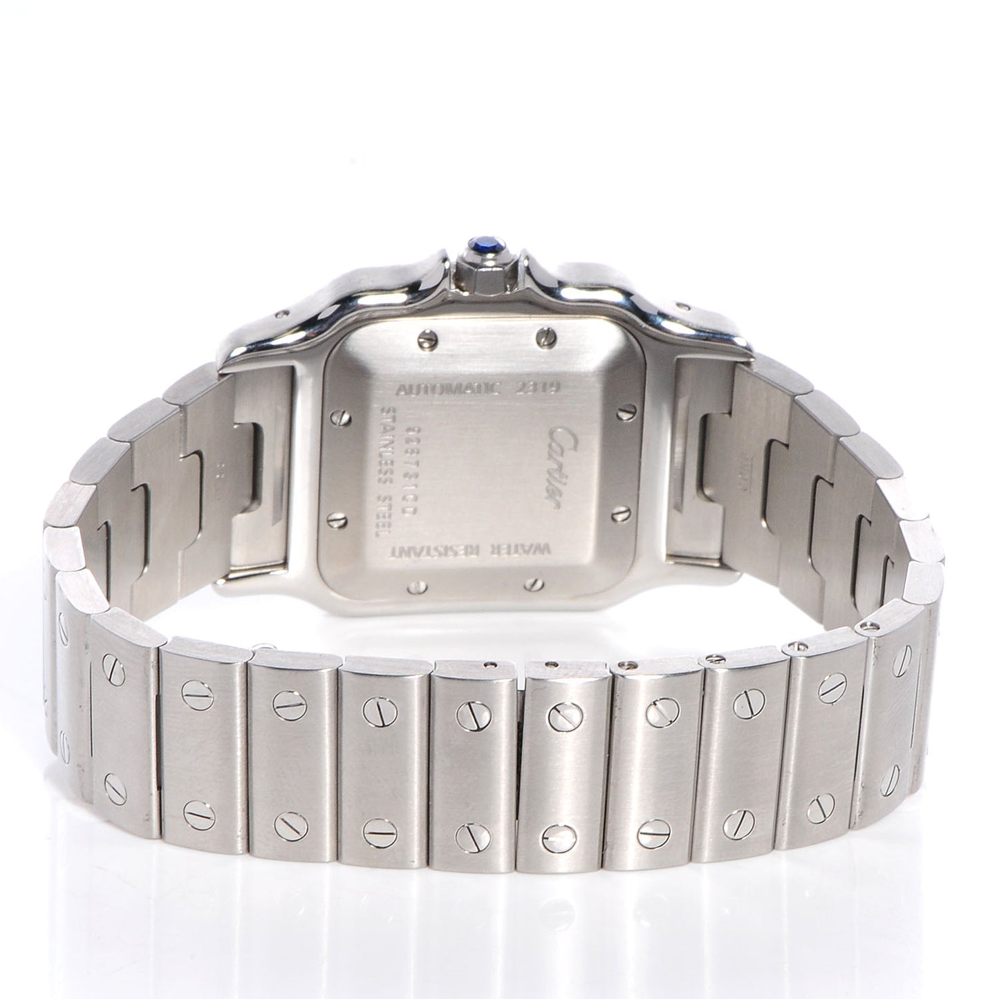 Stainless Steel 29mm Santos De Galbee Automatic Watch