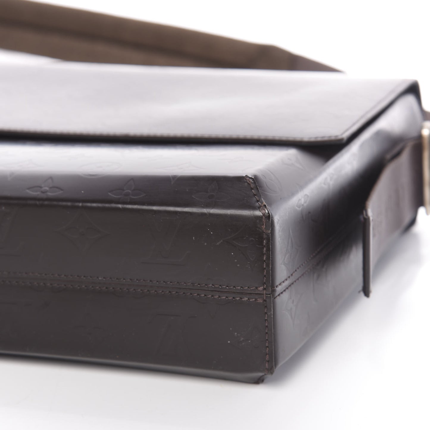 Monogram Glace Fonzie Messenger Bag Cafe