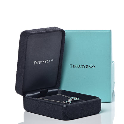 Tiffany 18K White Gold Mini Diamond Bow Pendant Necklace 7 of 7