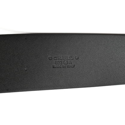 Chanel Calfskin CC Chain Belt 75 30 Black 3 of 8