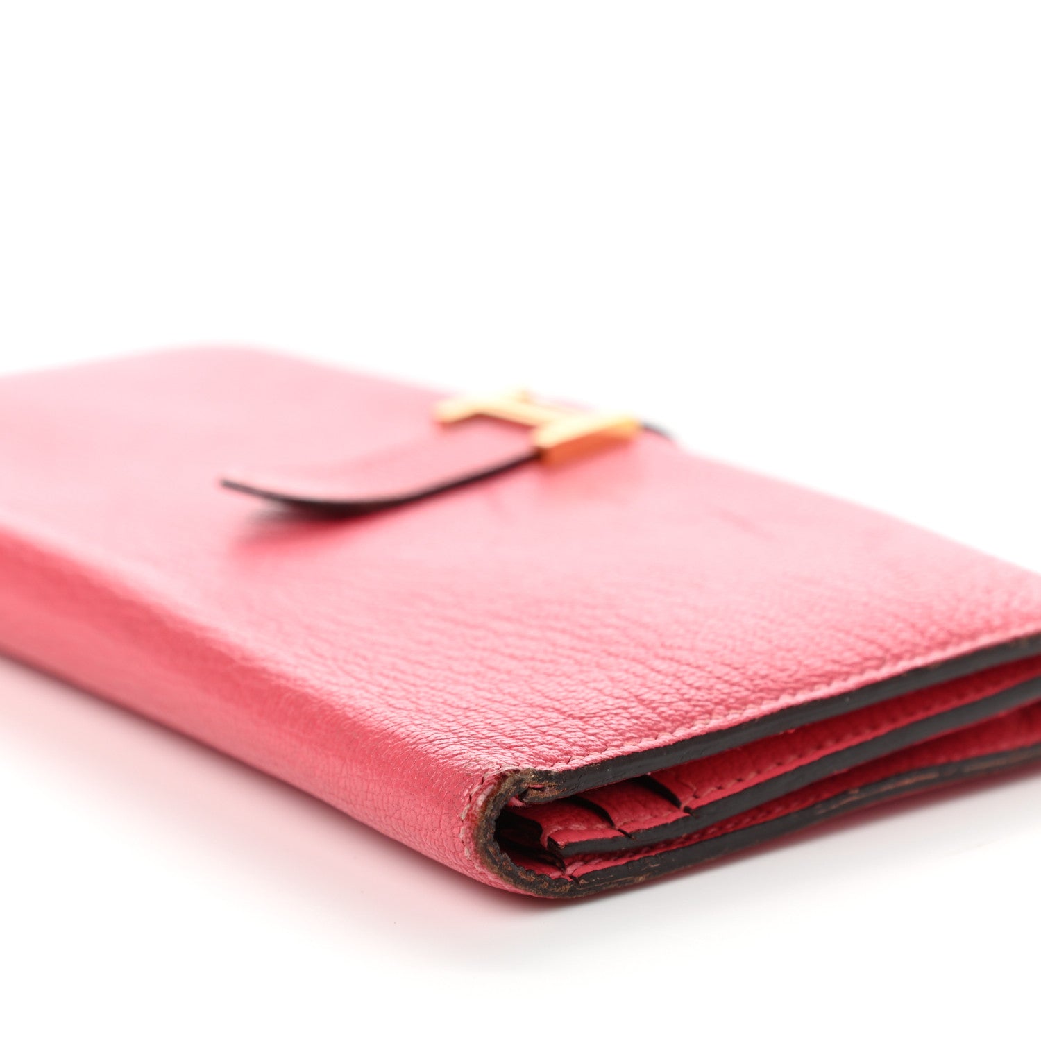 Hermes Chevre Mysore Bearn Gusset Wallet Rose Azalee 11 of 12