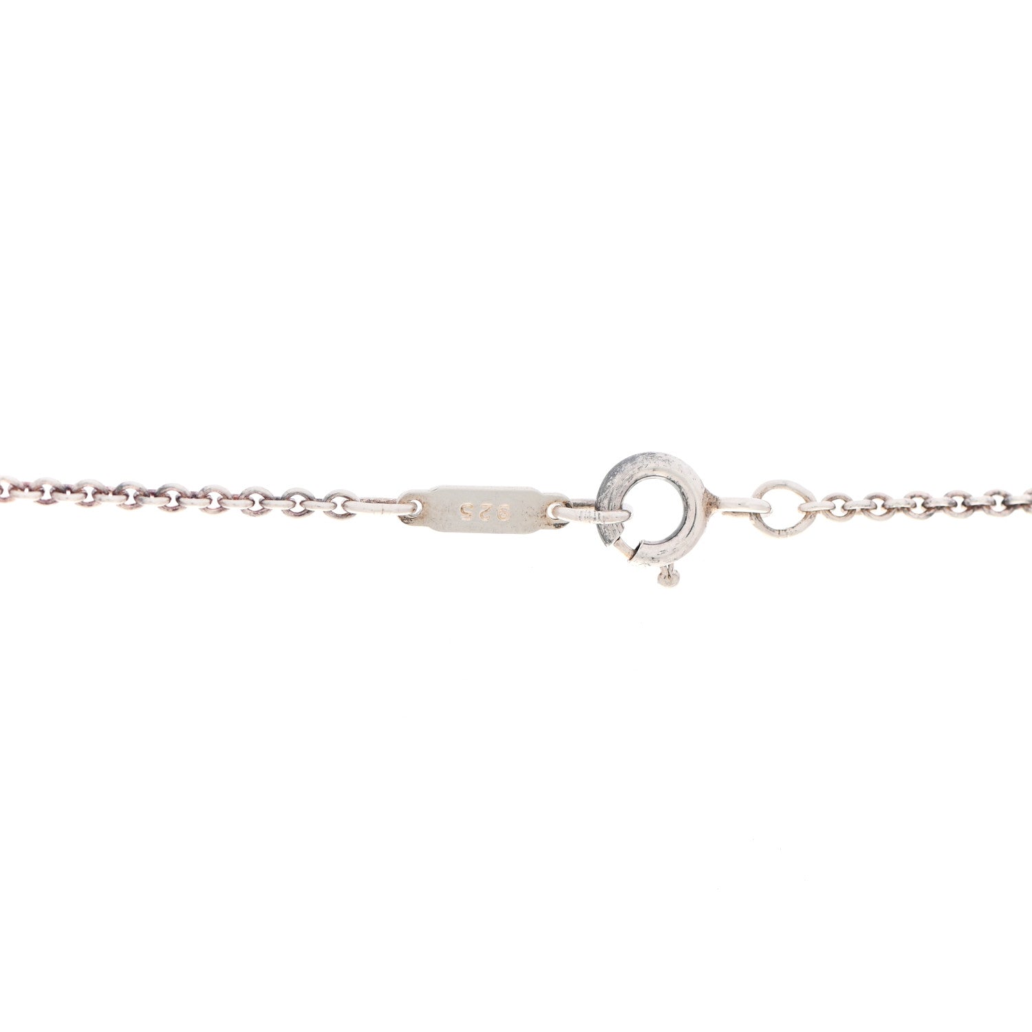 Tiffany Sterling Silver Heart Arrow Pendant Necklace 6 of 7